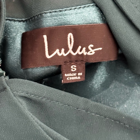 Lulus Halter Neck Maxi Dress NWT Size Small Fully Lined - Picture 9 of 11